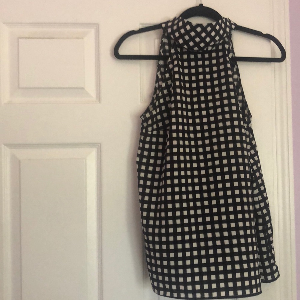Banana Republic Gingham Halter Top (Sz Small)